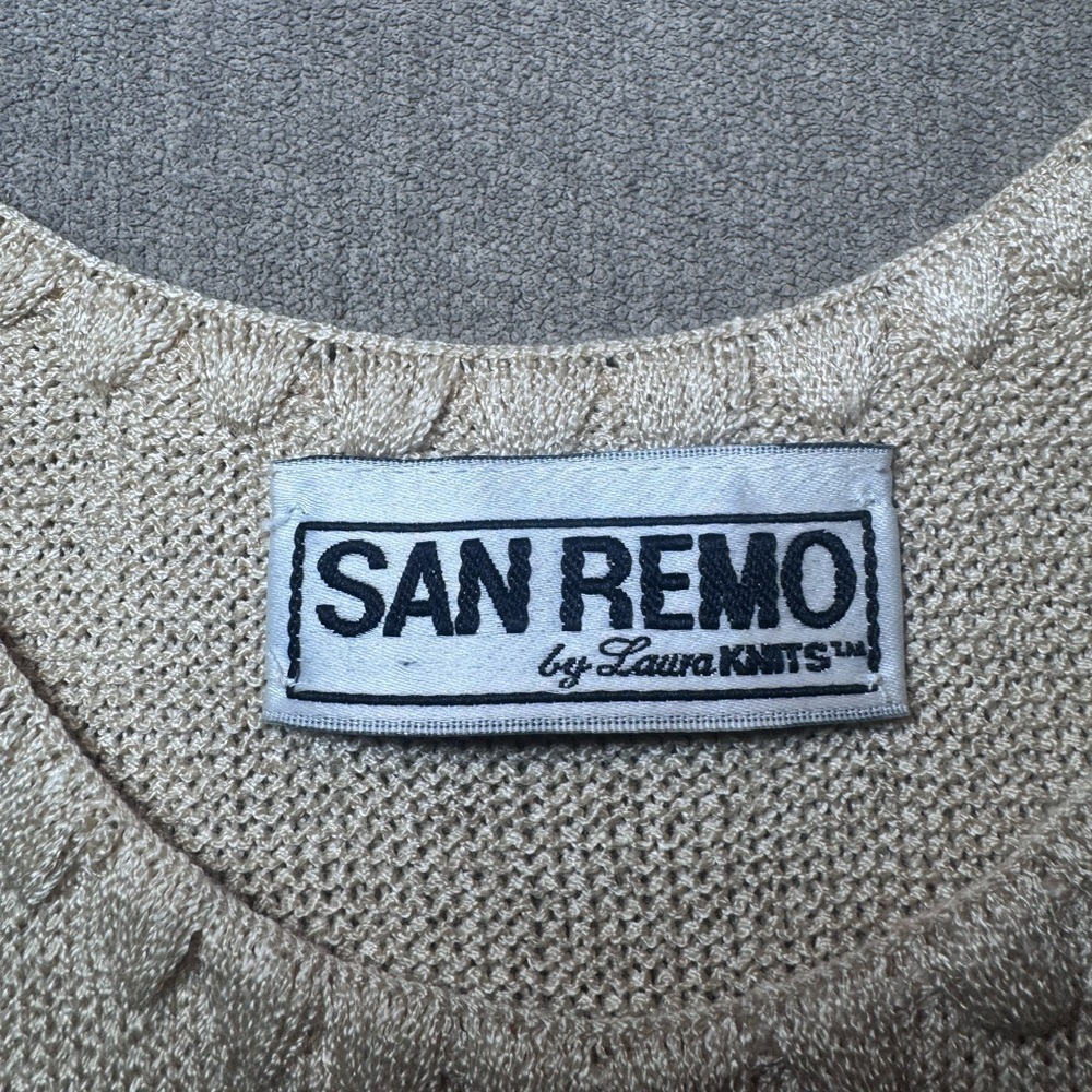 90s Vintage San Remo Knit Tank Top - Picture 7 of 7